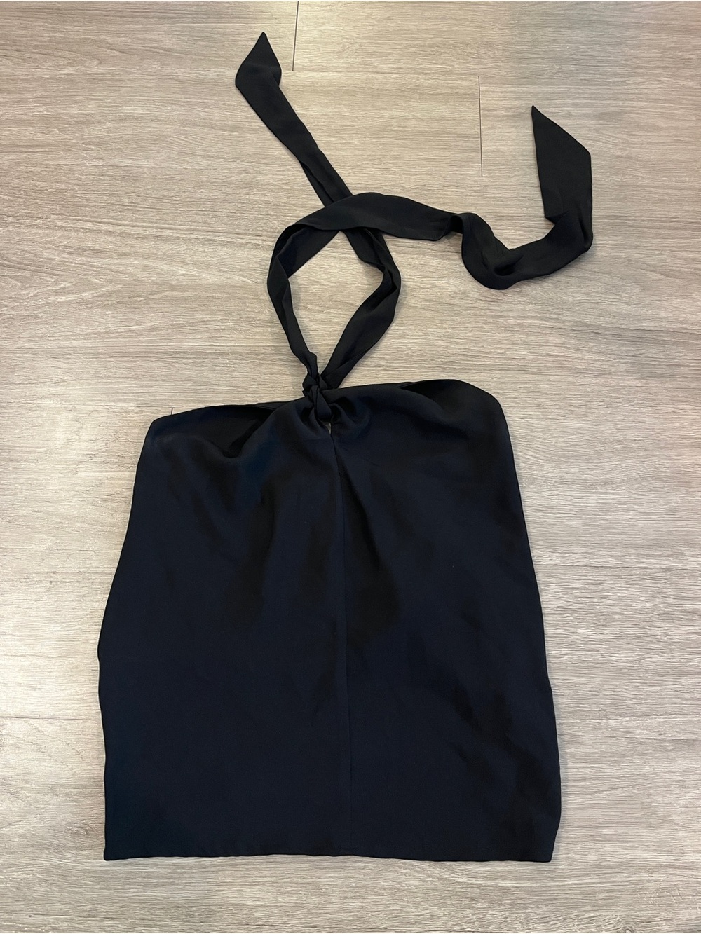 Black Halter Top